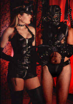 dominatrix slave Leather